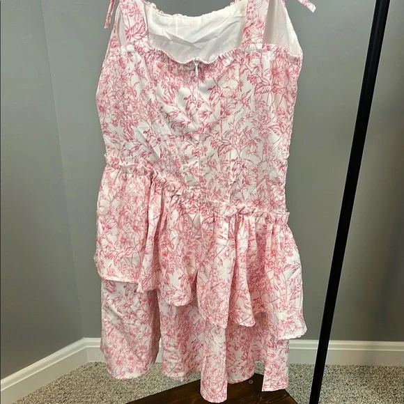 Floral Pink Sundress - Picture 5 of 5
